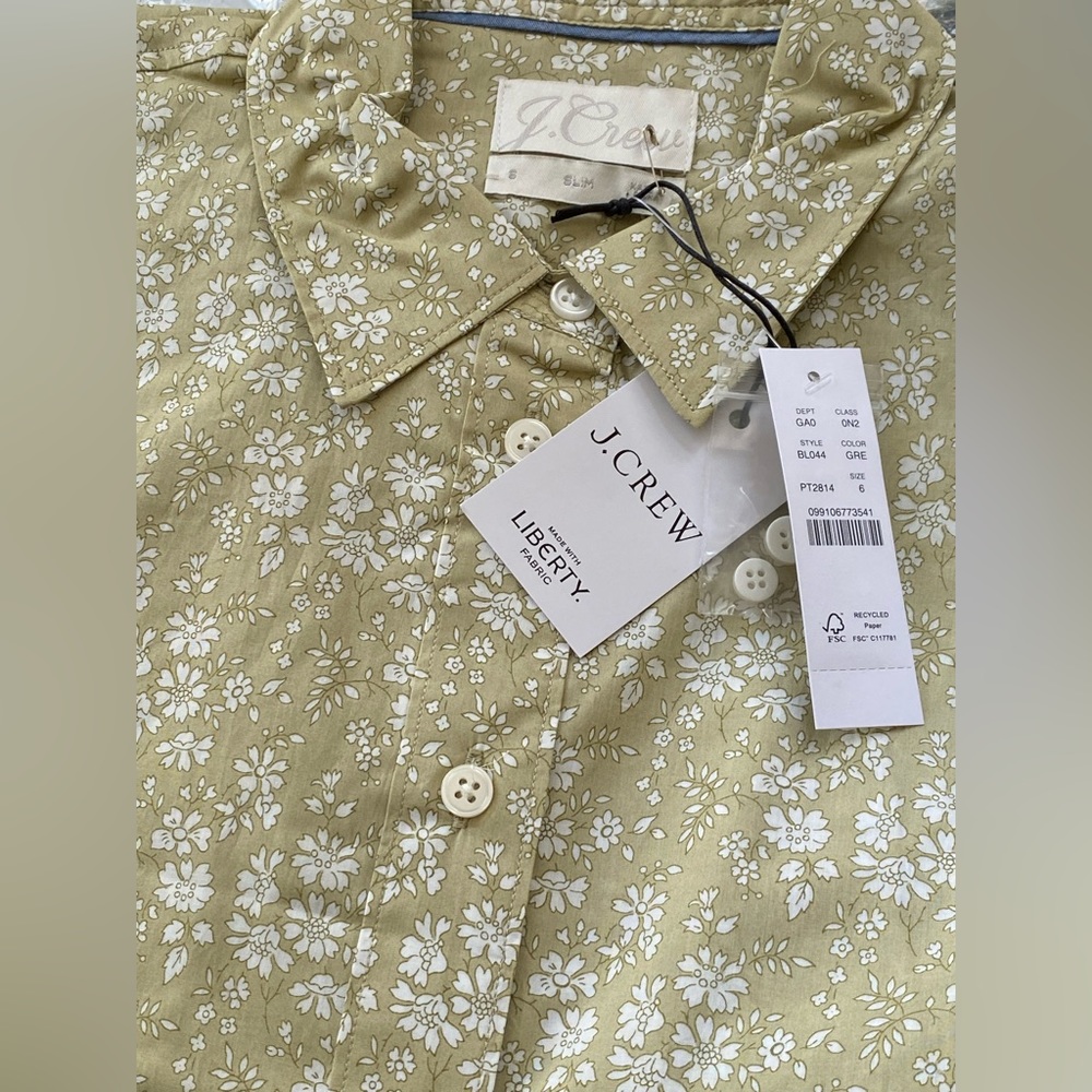 J. CREW Slim-fit shirt in Liberty® Capel floral organic cotton - Picture 2 of 7